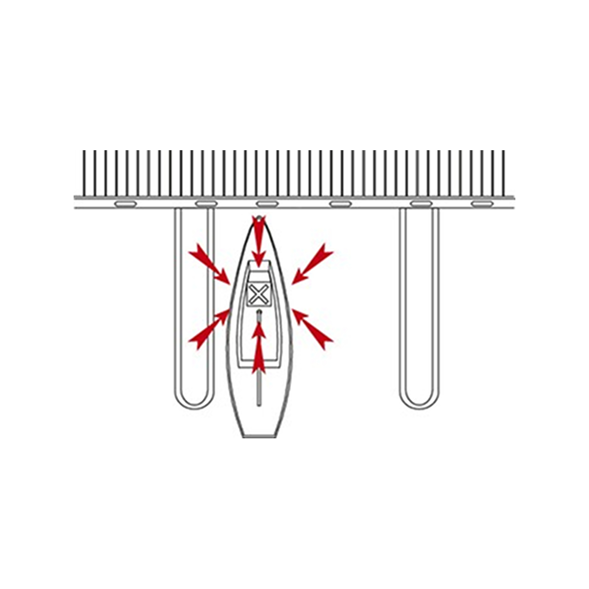Plastimo ventilatiezeil piramide