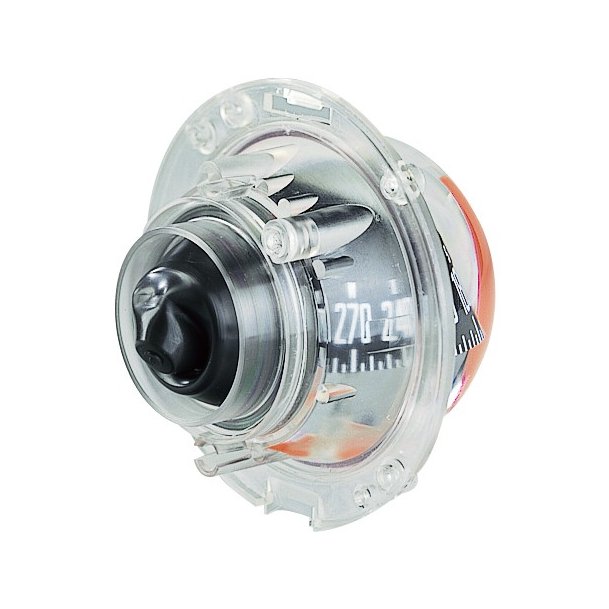 Plastimo Kompas Offshore 75 - witte basis, met zwarte roos