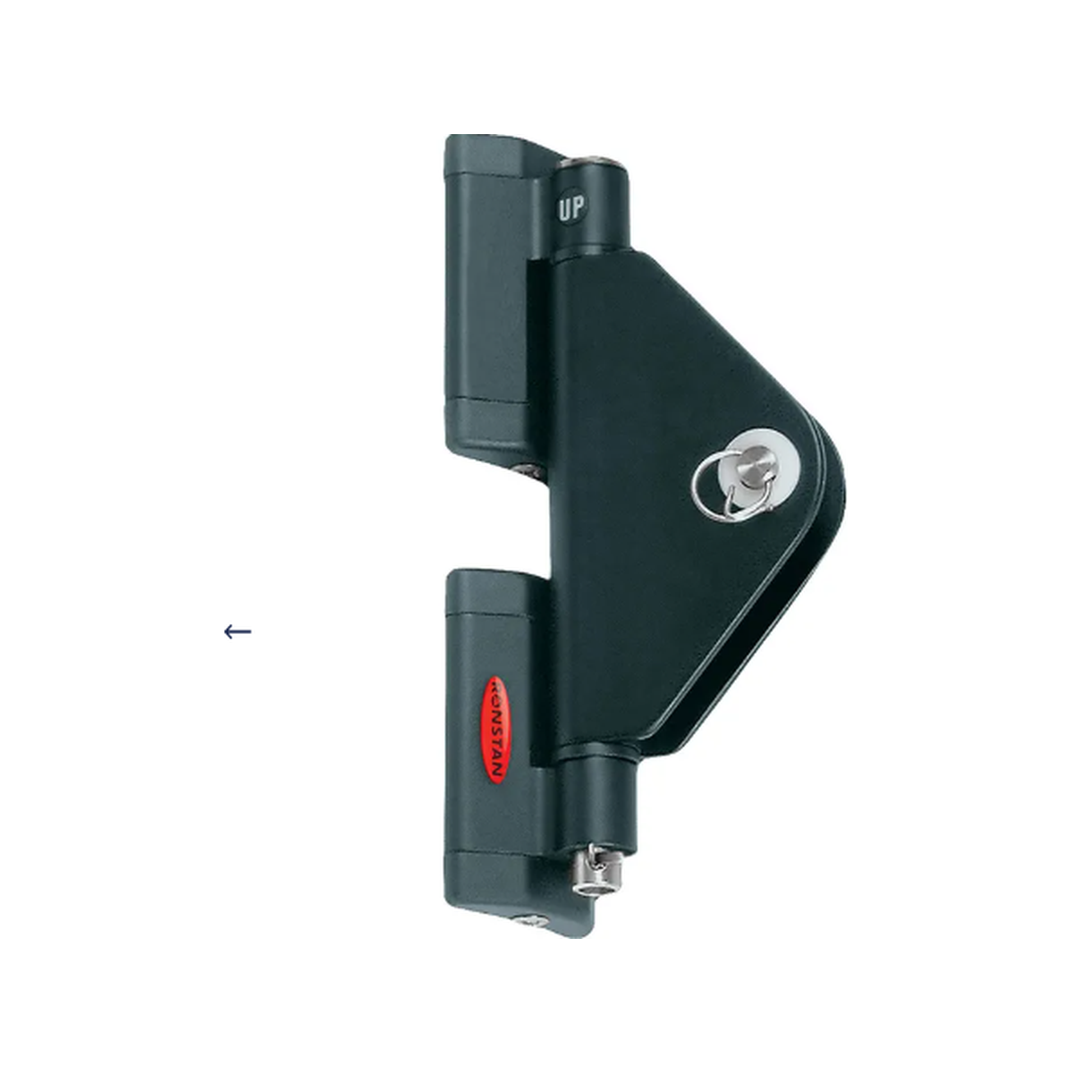 Ronstan S6 Ballslide kopbordwagen N8-N9, 160mm x 41mm