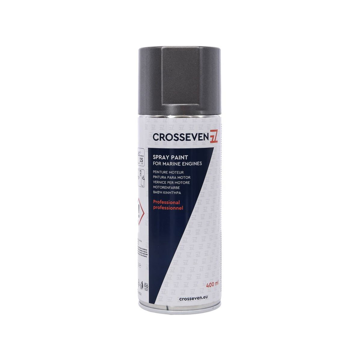 Crosseven Mariner lichtgrijs metallic spray, 400 ml