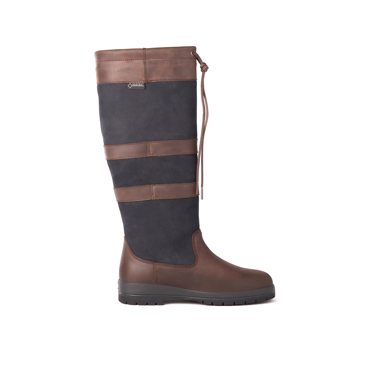Dubarry Galway RegularFit outdoor laars leer Unisex zwart-bruin, maat 42