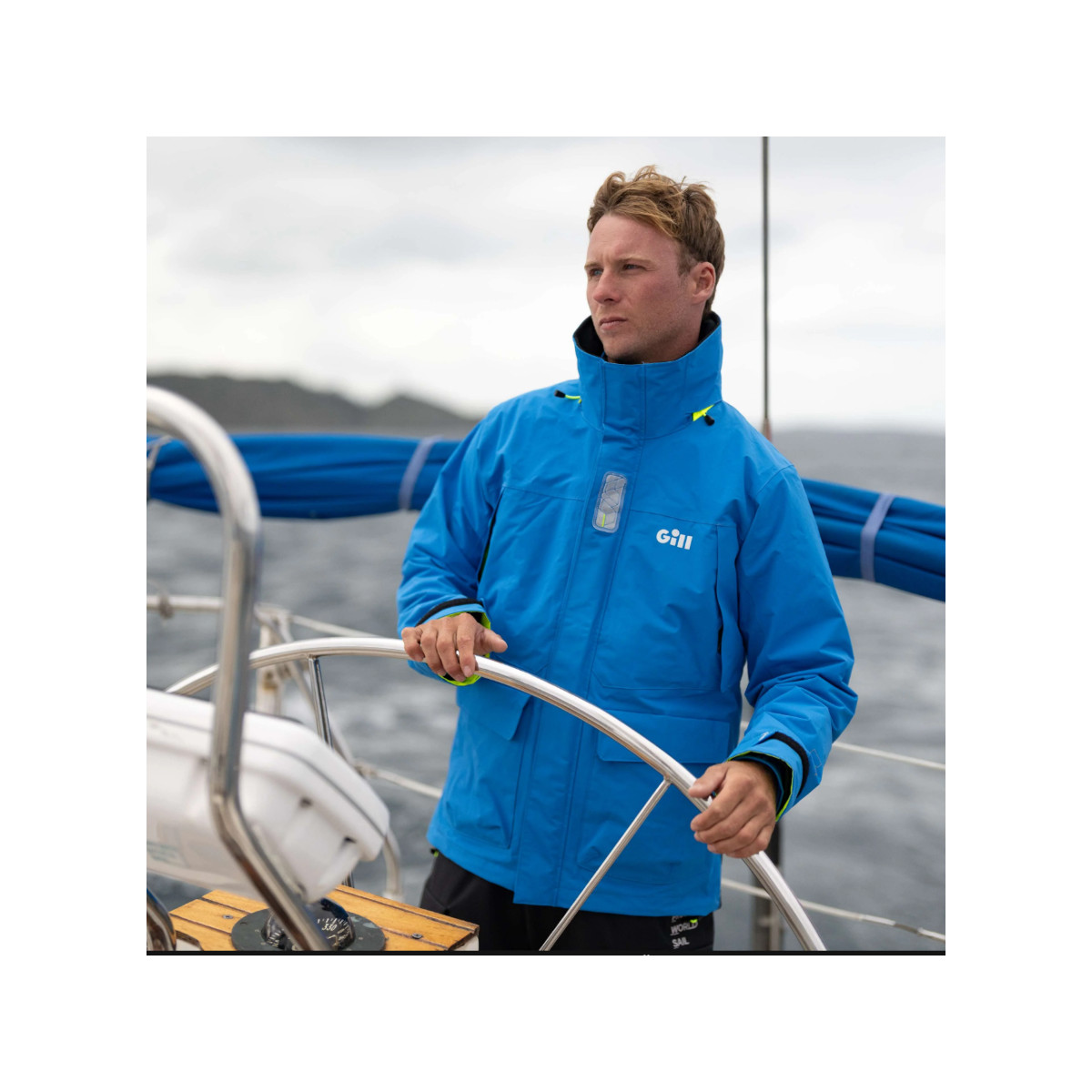 Gill OS34J Zeiljas Coastal Heren blauw, maat XXL