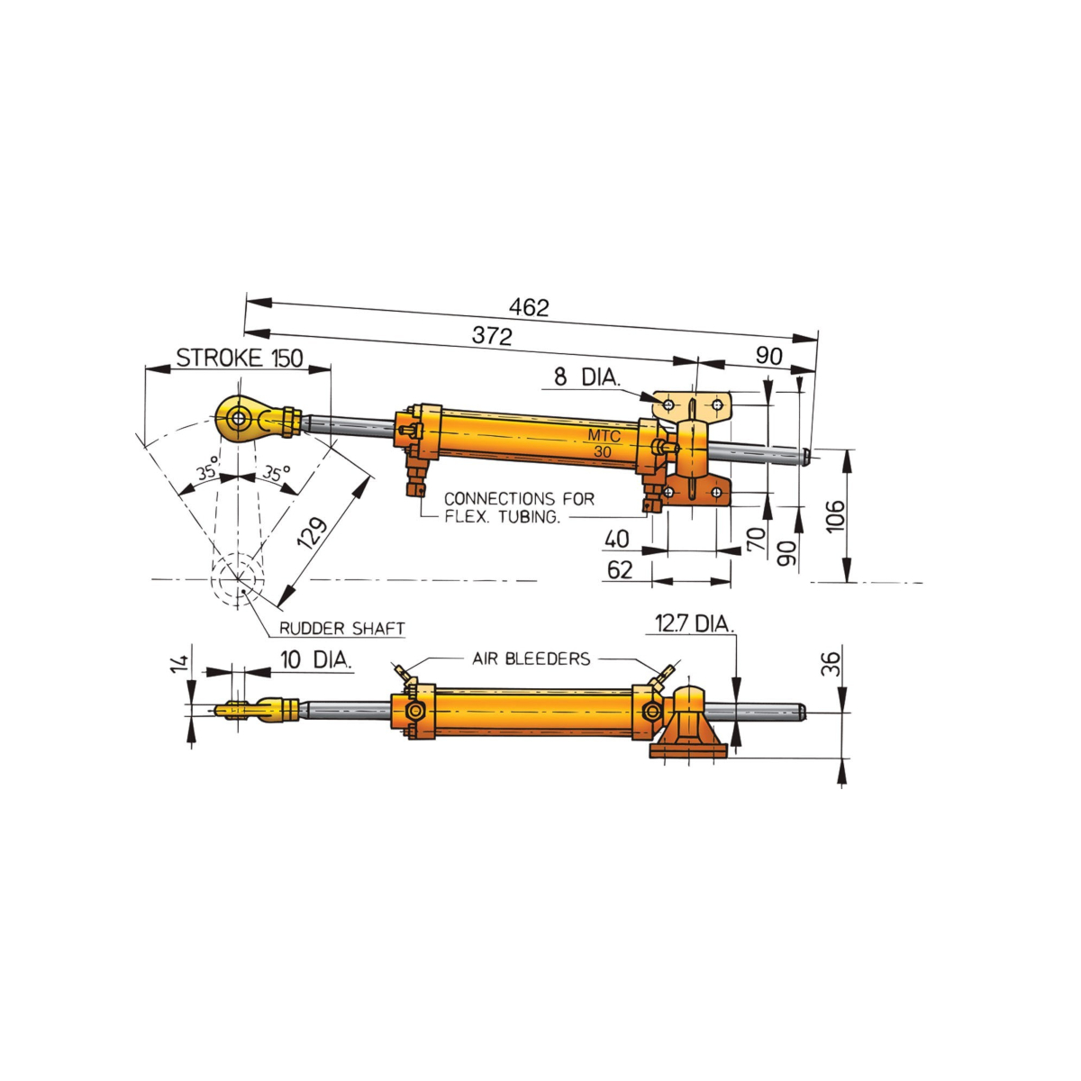 Vetus cilinder MTC30
