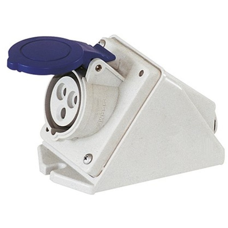 Plastimo Stekker 16a 2 T Blauw 220v Ip44