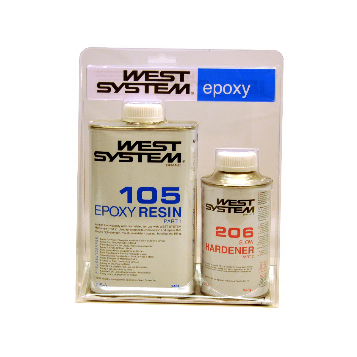 West System Junior Pack Epoxy 105-206J - 600g