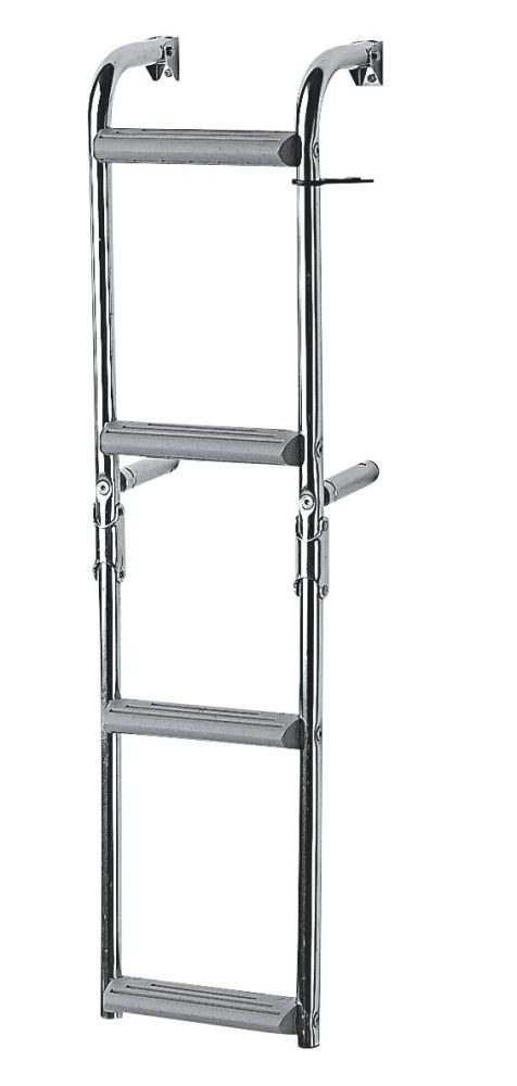 Plastimo Inox Ladder Opvouwbaar 1 2 Treden Grijs