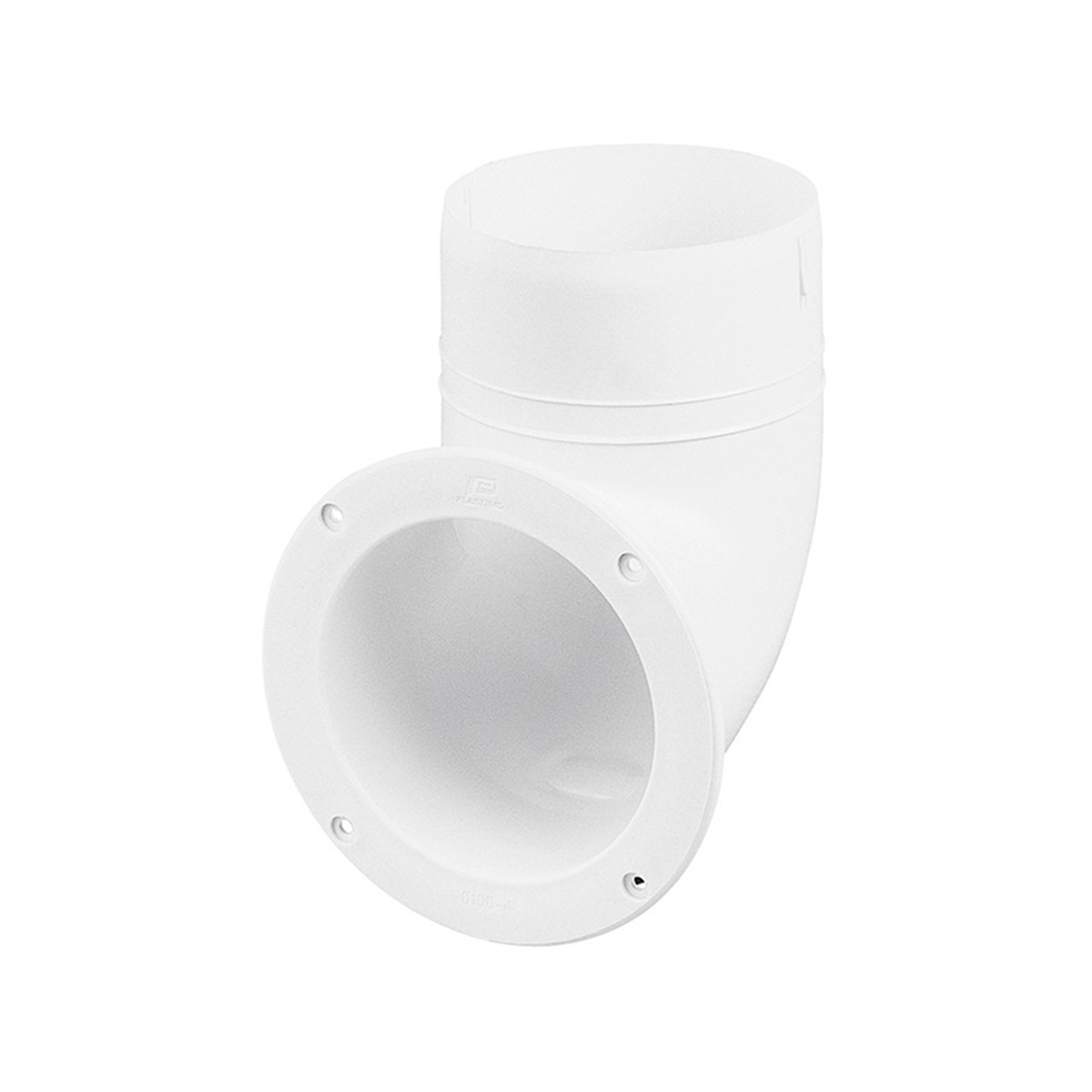 Plastimo slangverbinder recht diam. 4 in.