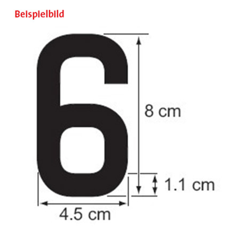 Plastimo Nummer 6, 8 Cm, Wit