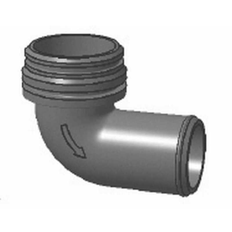 Plastimo bocht met dichting 38mm pomp 1038
