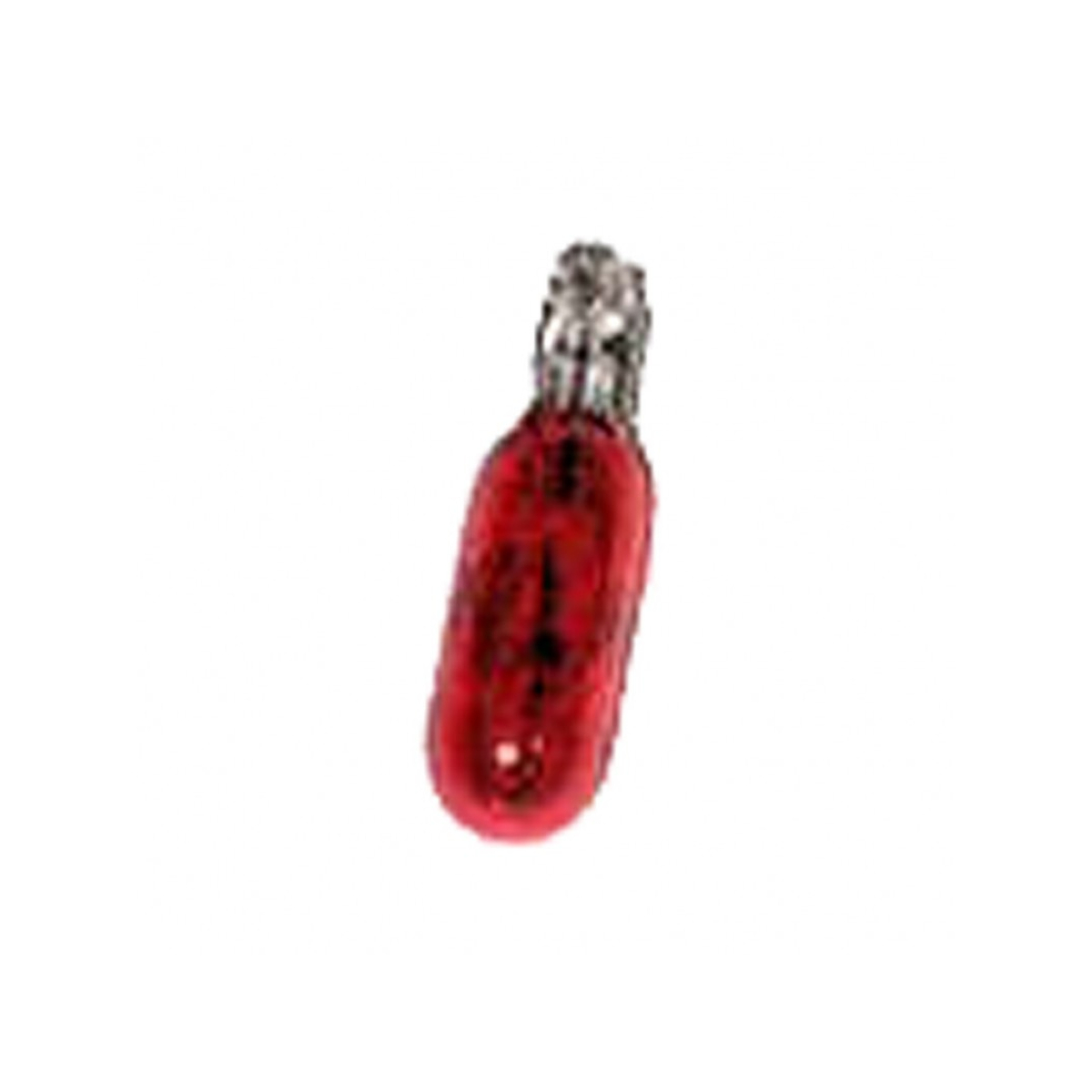 Vdo Glasvoet Lamp - T5 - W2x4.6d - 24V- 1,2W Rot