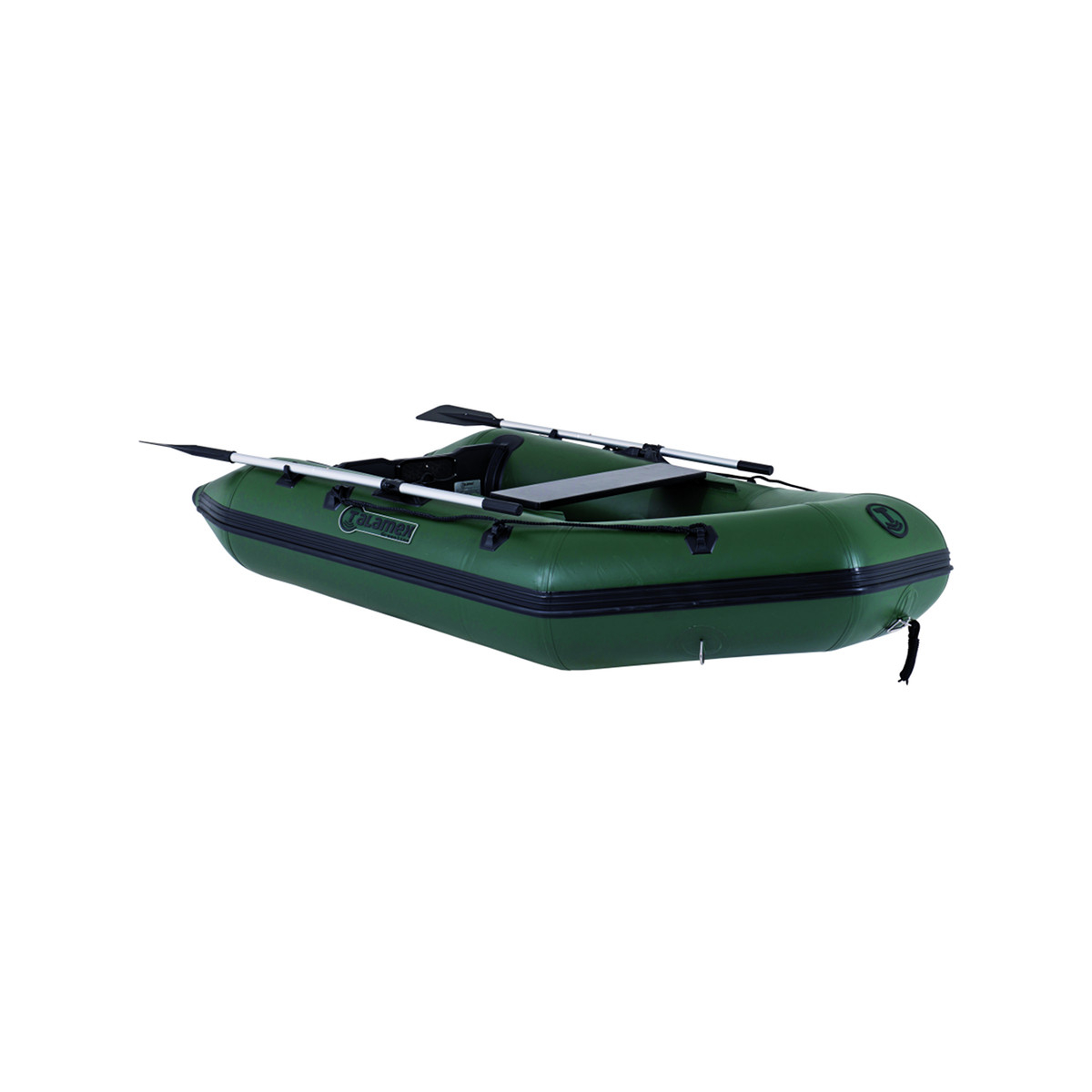 Talamex Greenline GLW300 opblaasbare rubberboot met houten bodem, lengte 3,00m, donkergroen