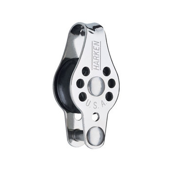 Harken Micro Block 22mm - enkelschijfs blok met hondsvot