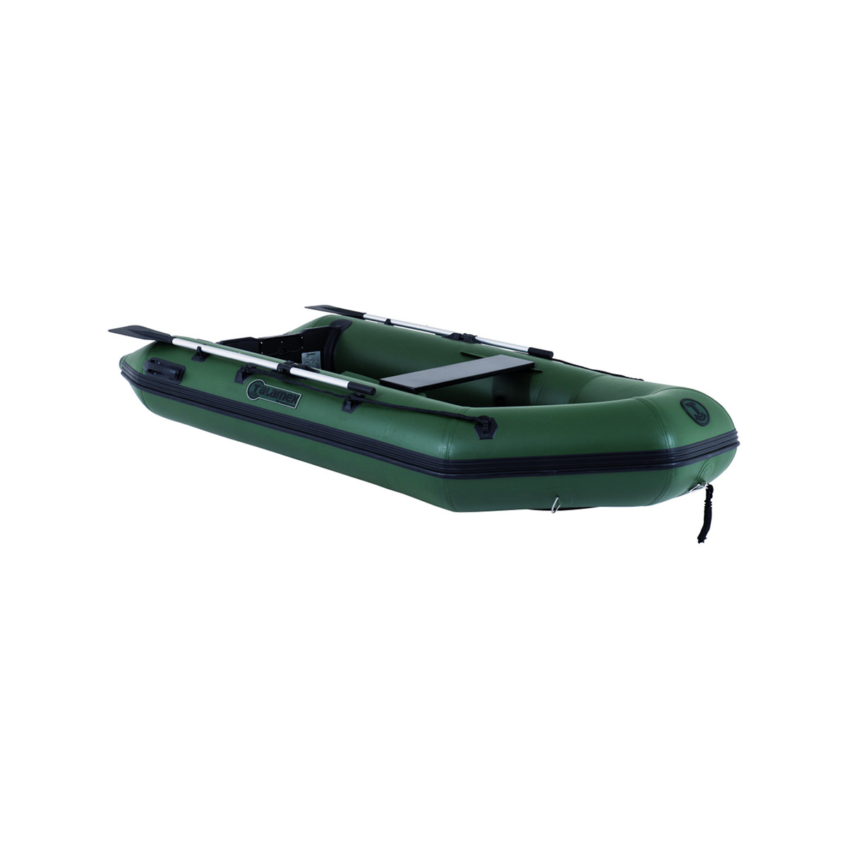 Talamex Greenline GLW300 opblaasbare rubberboot met houten bodem, lengte 3,00m, donkergroen