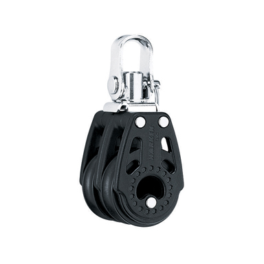 Harken 29mm Carbo Block - dubbelschijfs blok met wartel