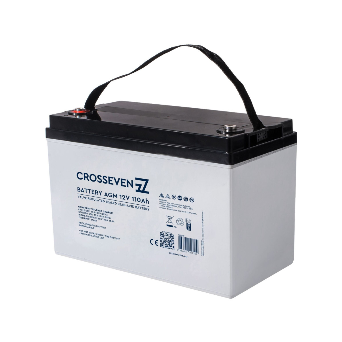 Crosseven accu AGM 12V 110Ah
