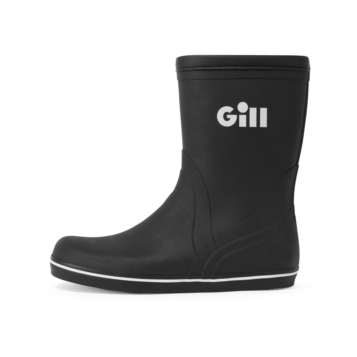 Gill Short Cruising Boot rubberen laars unisex zwart, maat 46