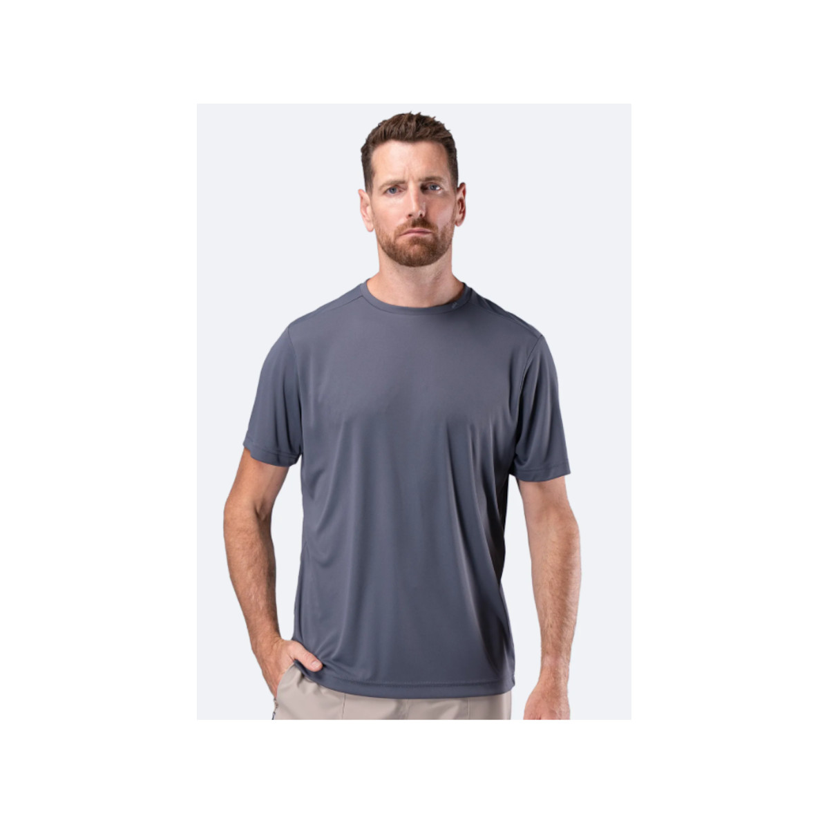 Zhik UV Active T-shirt heren donkergrijs, maat XL