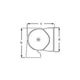 Hella marine Serie 0950 Sea Hawk XL LED dek-schijnwerper - montage, breedstralend, behuizing zwart