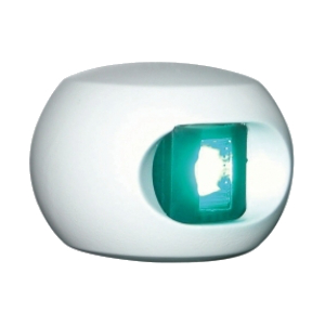 Aqua Signal serie 34 stuurboordlicht LED - witte behuizing