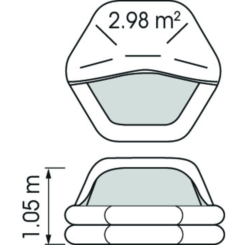 Plastimo Tranceocean Iso, 8 pers.,