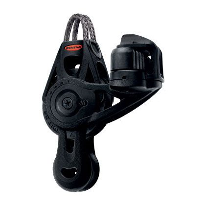 Ronstan Orbit Block Serie 40 BB - vioolblok met looptop en klem