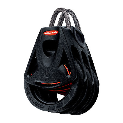 Ronstan Orbit Block Serie 55 BB - drieschijfs blok met looptop
