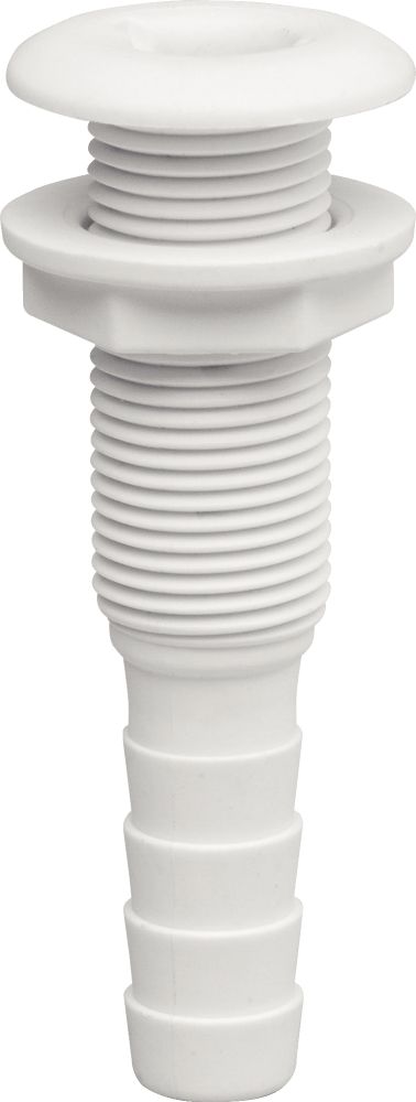 Plastimo Ribbed Thru-H Fit. Ø35 Vlakke Flens Whi
