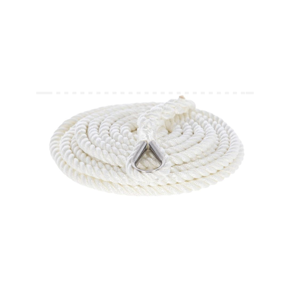Plastimo Ankerlijn met kous – wit, 10mm, lengte 12m