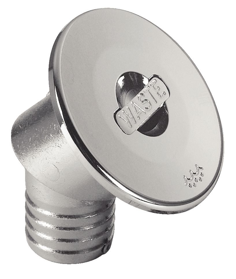 Plastimo Wastewat. Dr. Plug St/Staal Ø38elbow45°