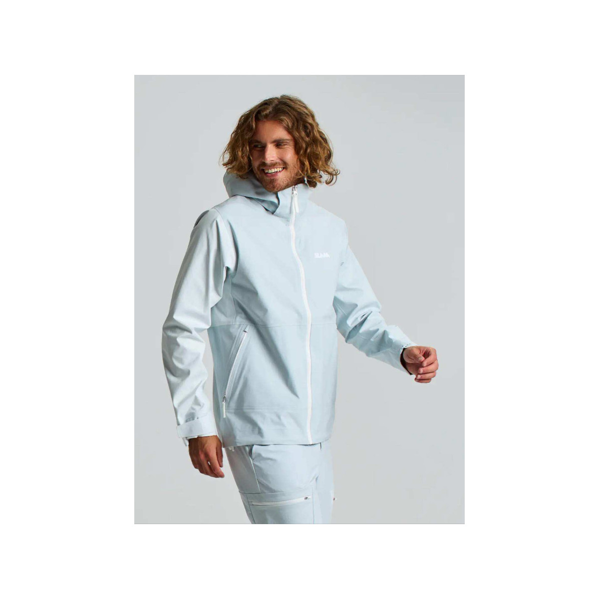 SLAM OD Hooded Jacket zeiljas voor heren - Kleur grijs