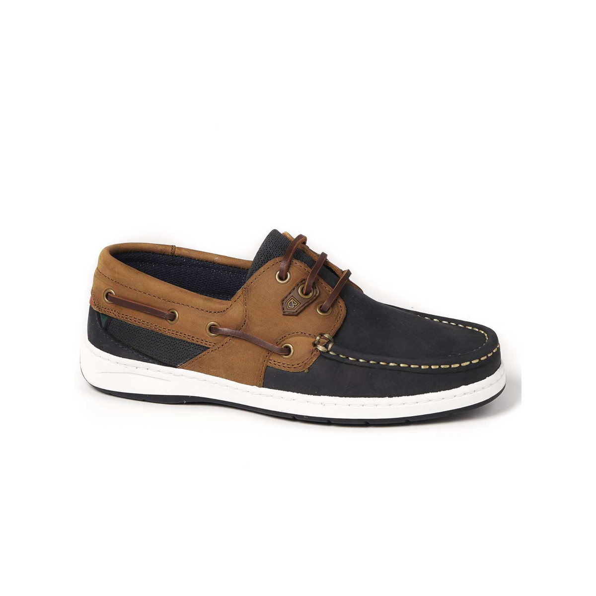 Dubarry Auckland bootschoen dames marineblauw/bruin, maat 39