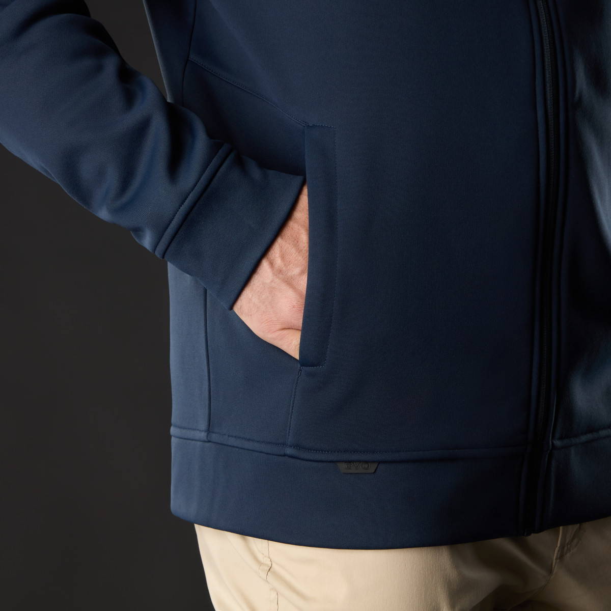 Musto Evolution Hoodie capuchontrui heren marineblauw, maat M