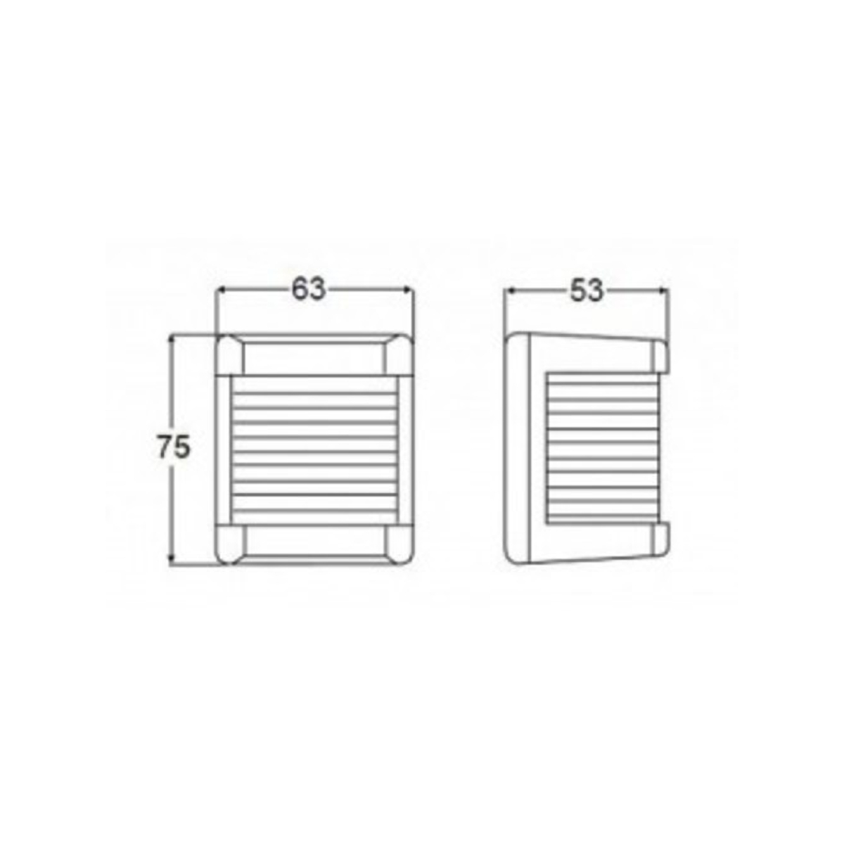 Hella achterlantaarn Zwart Mod.3562 12V