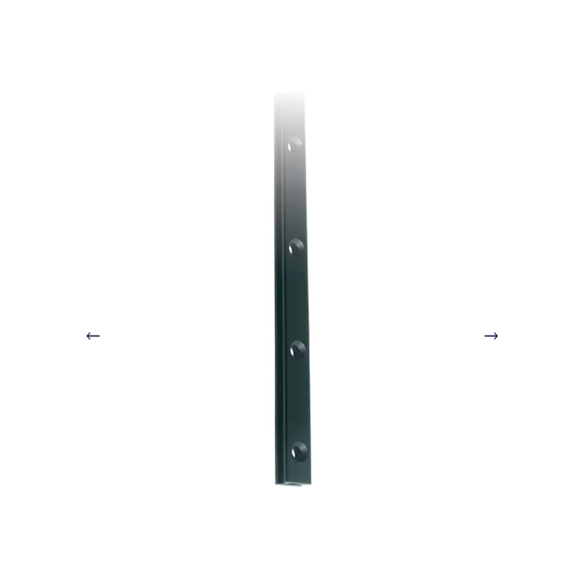 Ronstan S14 mastrail, zwart, 3025mm M4 cilinderkop bevestigingsgaten