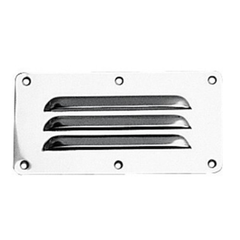 Plastimo Inox Ventilatierooster 125x65mm