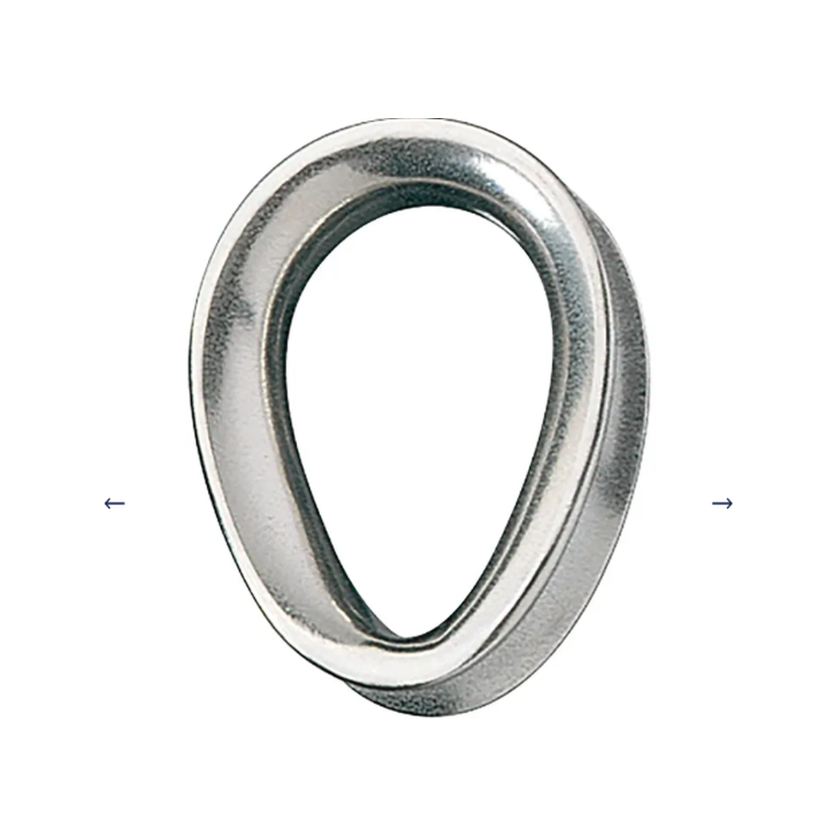 Ronstan zeilmakers RVS kous 1/4in - 6mm