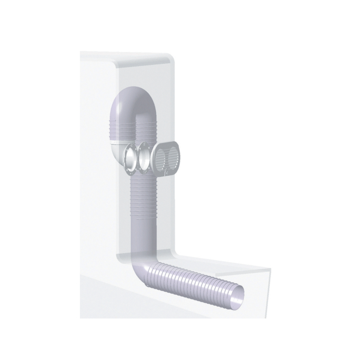 Plastimo Dubbel Ventilatierooster 3 Inch