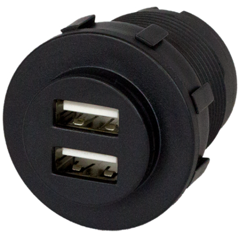Plastimo Usb Stekker Zwart 5a Met Illumina