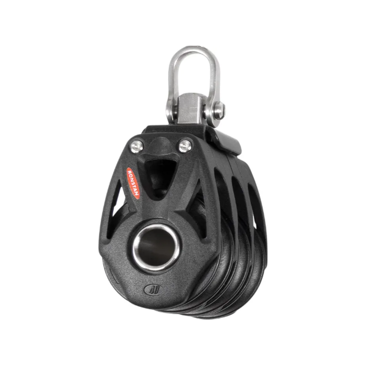 Ronstan S40 BB Orbit drievoudig blok met wartelsluiting