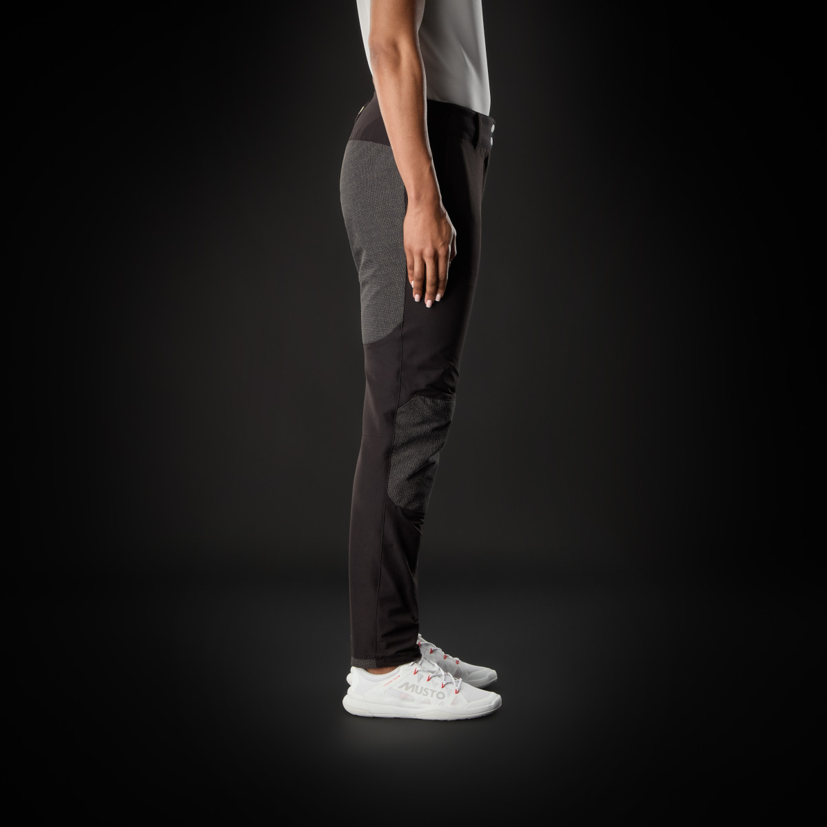 Musto Evolution Performance Strech zeilbroek dames zwart, maat 12