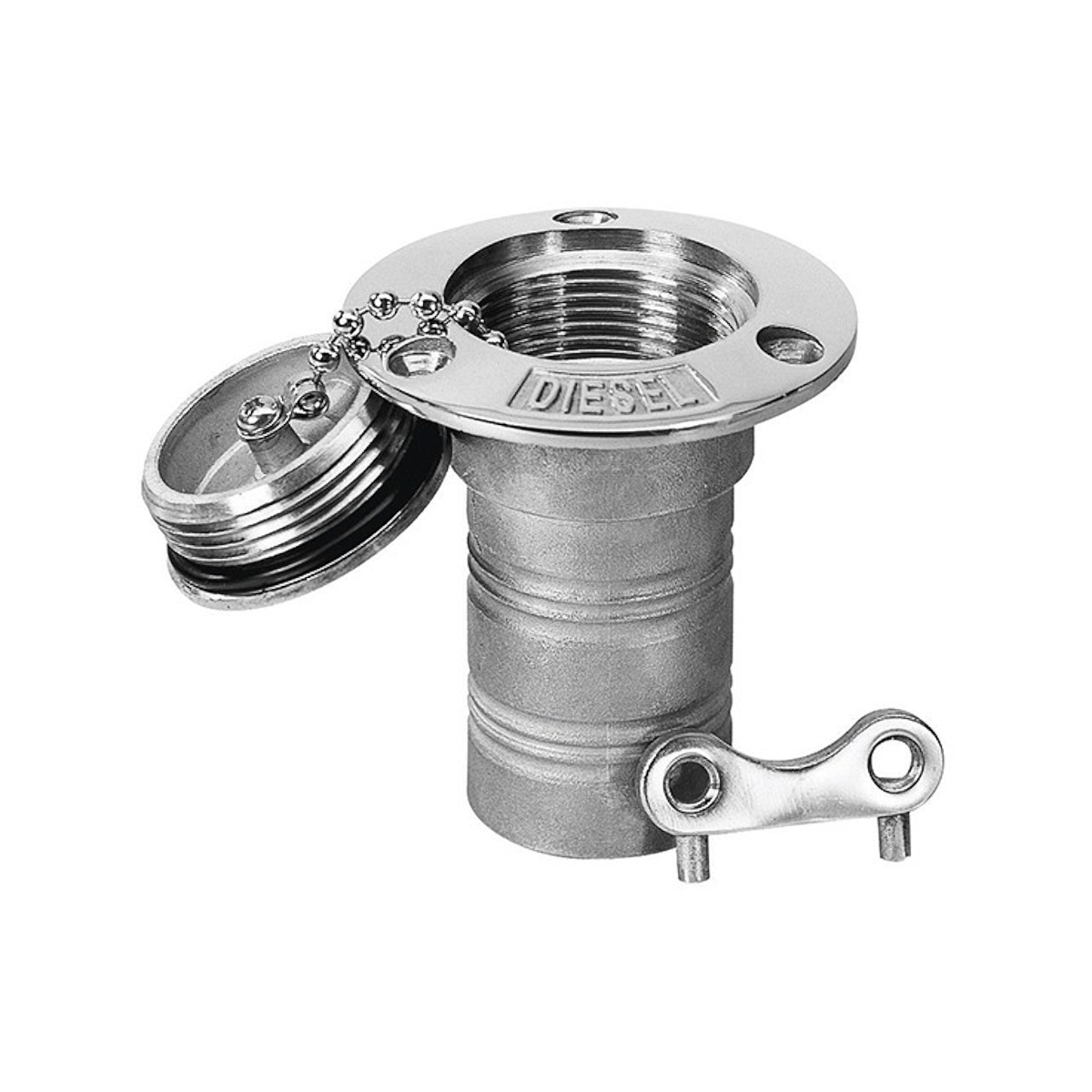 Plastimo dekslot deksel Inox Diesel 38mm
