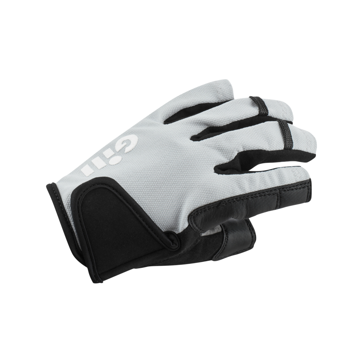 Gill Championship Zeilhandschoenen Kortvinger Dames grijs, maat M