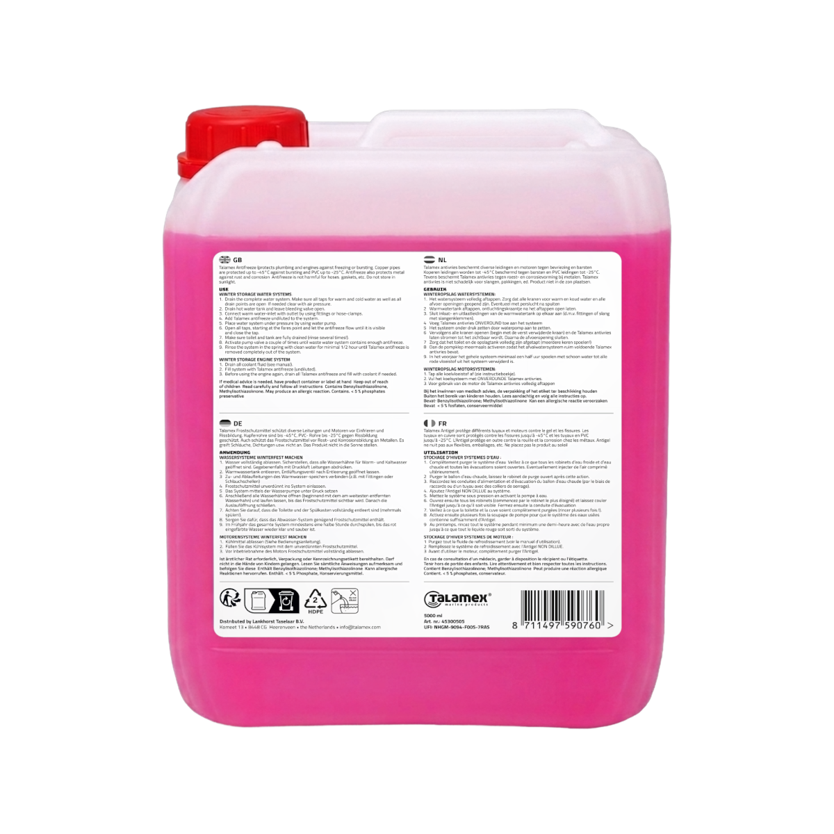DEAL: Set van 2 Talamex antivries voor boten - 2 x 5L
