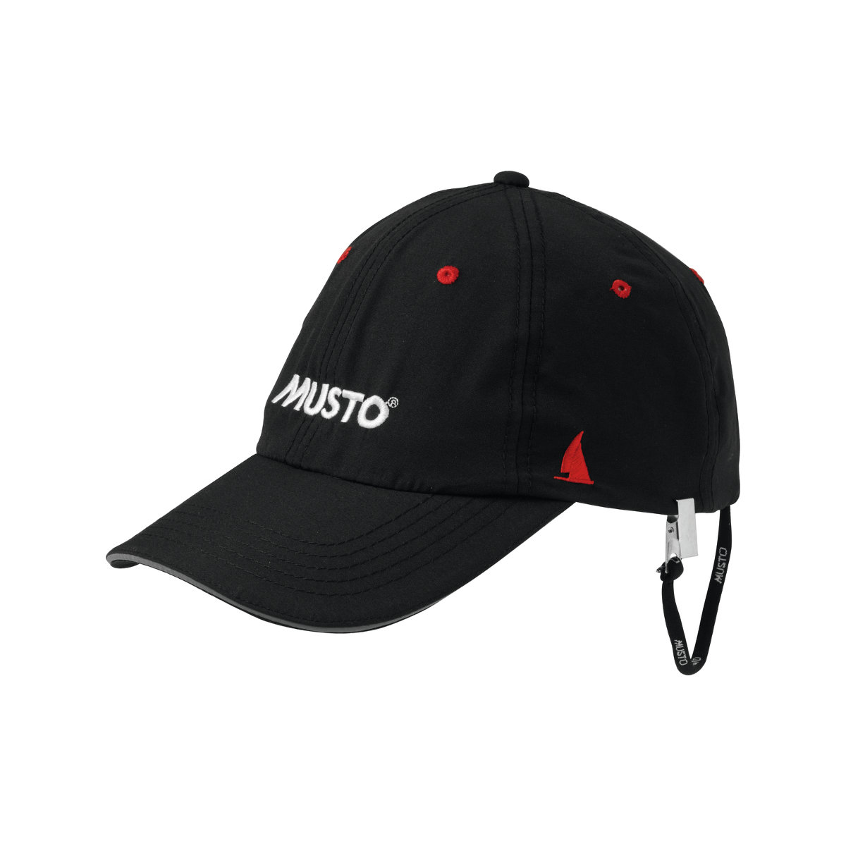Musto Evo Fast Dry Cap zeilpet zwart