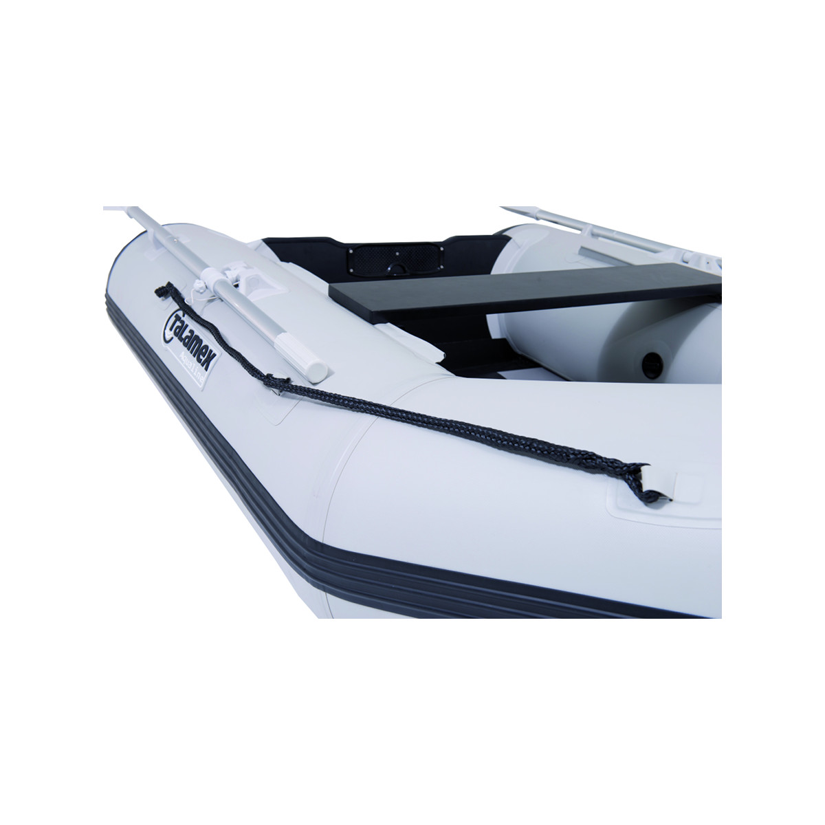 Talamex Aqualine QLX350 opblaasbare rubberboot met aluminium bodem, lengte 3,50m, lengte 3,50m, grijs