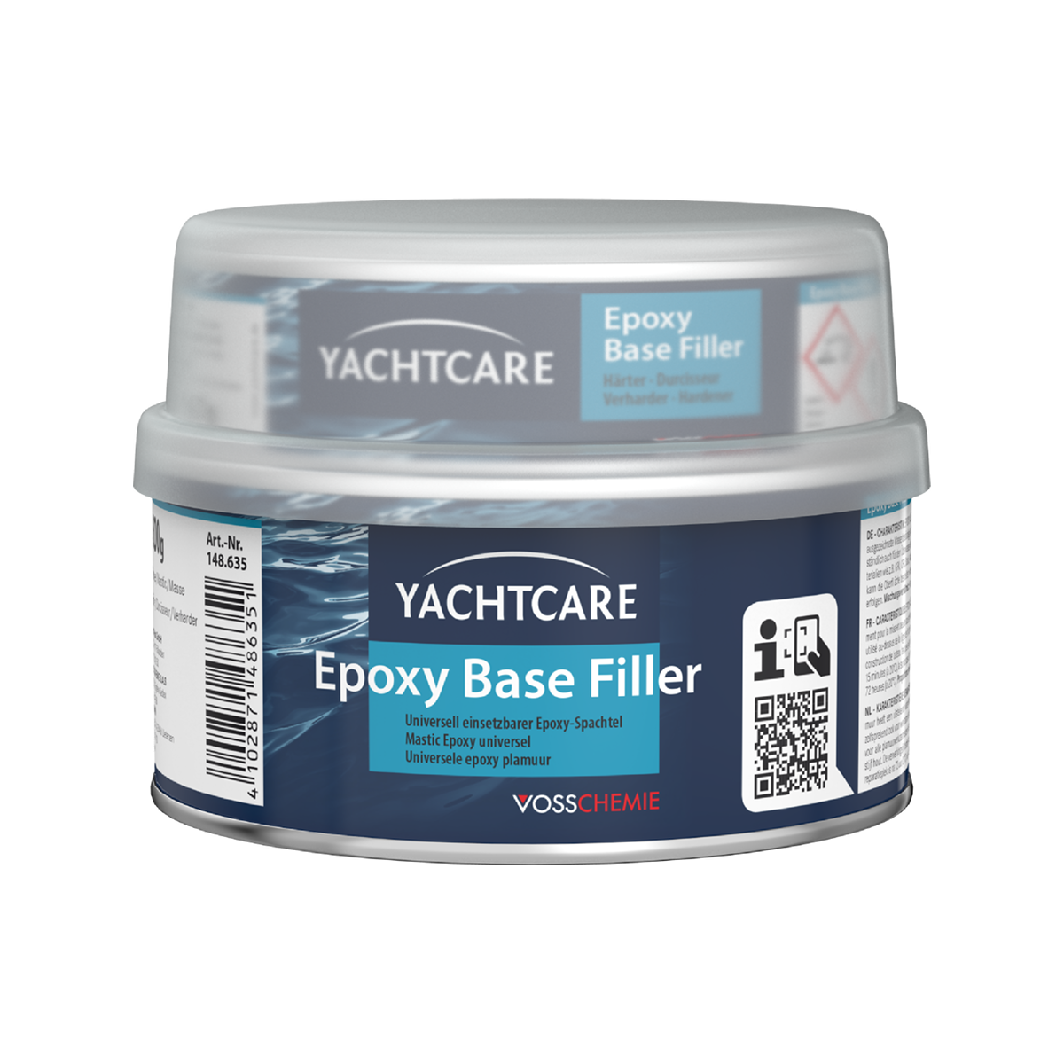 Yachtcare Exposy Base Filter plamuur lichtgrijs - 500g