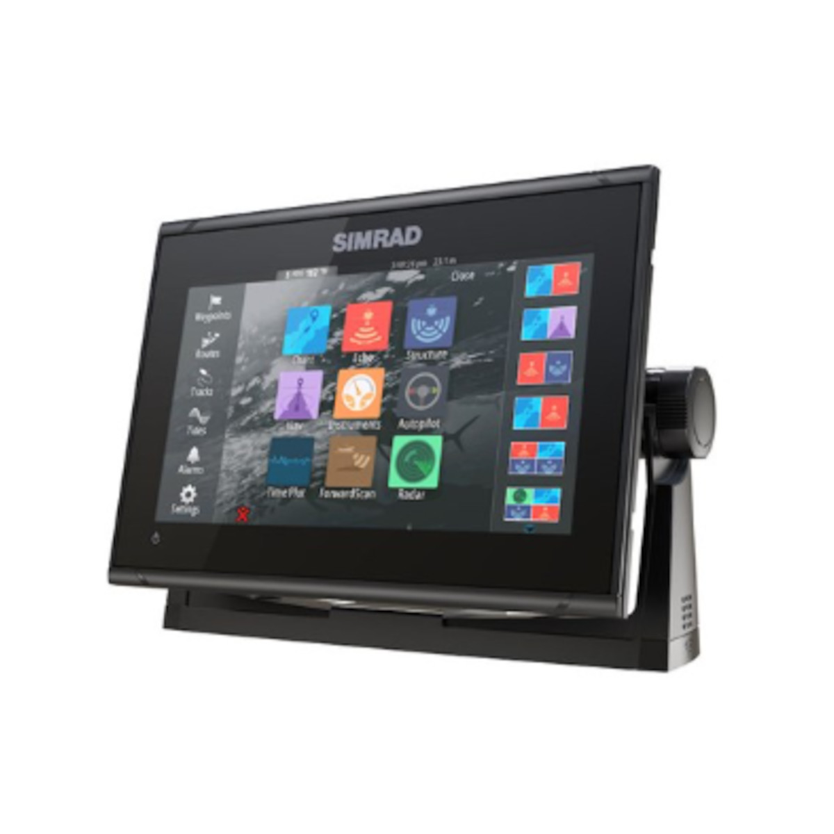 Simrad GO9 XSE kaartplotter met touch-display
