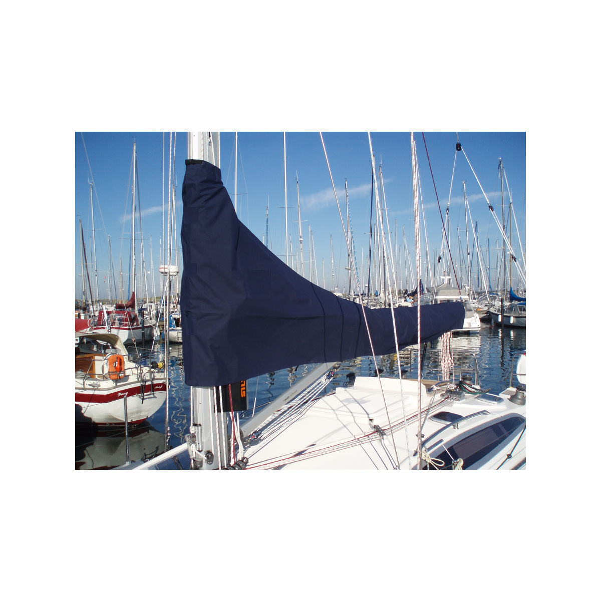 12zeemijlen zeilhuik donkerblauw - lengte 4,75m