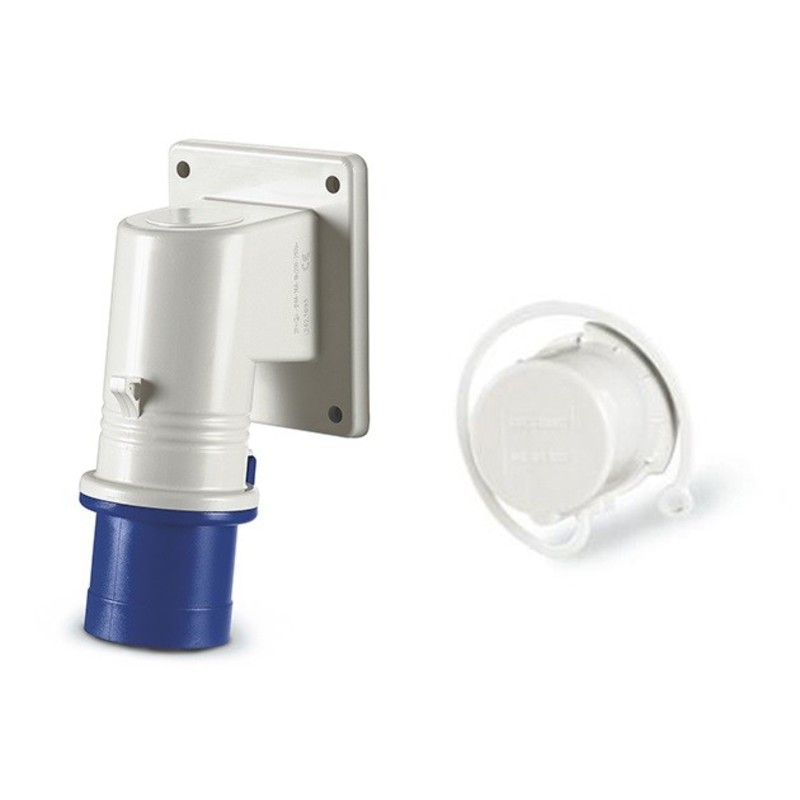 Plastimo Stekker 16a 2 T Blauw 220v Ip44