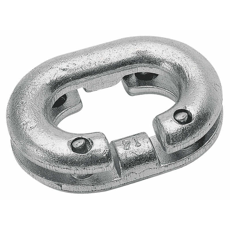 Plastimo 2 geklonken kettingschakels 8mm